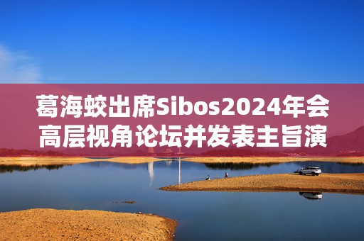 葛海蛟出席Sibos2024年会高层视角论坛并发表主旨演讲