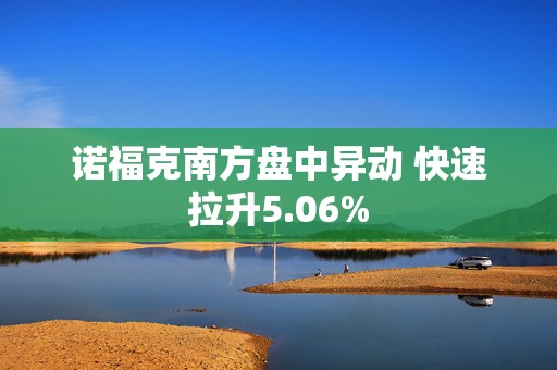 诺福克南方盘中异动 快速拉升5.06%