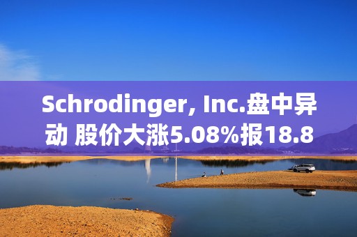 Schrodinger, Inc.盘中异动 股价大涨5.08%报18.83美元