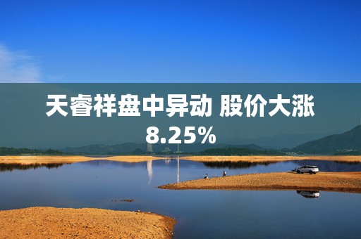 天睿祥盘中异动 股价大涨8.25%