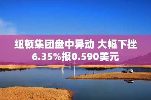 纽顿集团盘中异动 大幅下挫6.35%报0.590美元