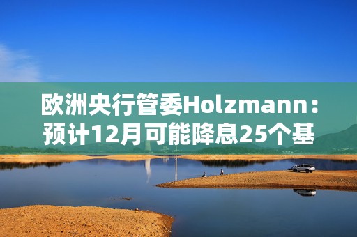 欧洲央行管委Holzmann：预计12月可能降息25个基点