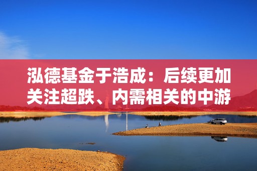 泓德基金于浩成：后续更加关注超跌、内需相关的中游制造板块