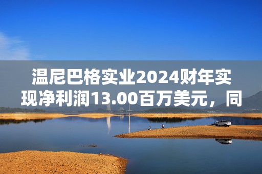 温尼巴格实业2024财年实现净利润13.00百万美元，同比减少93.98%