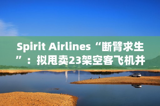 Spirit Airlines“断臂求生”：拟甩卖23架空客飞机并裁员