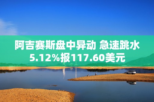 阿吉赛斯盘中异动 急速跳水5.12%报117.60美元